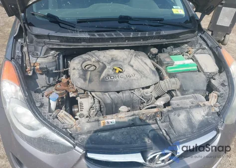 2013 Hyundai Elantra Gls from USA, damaged, VIN 5NPDH4AE9DH336959